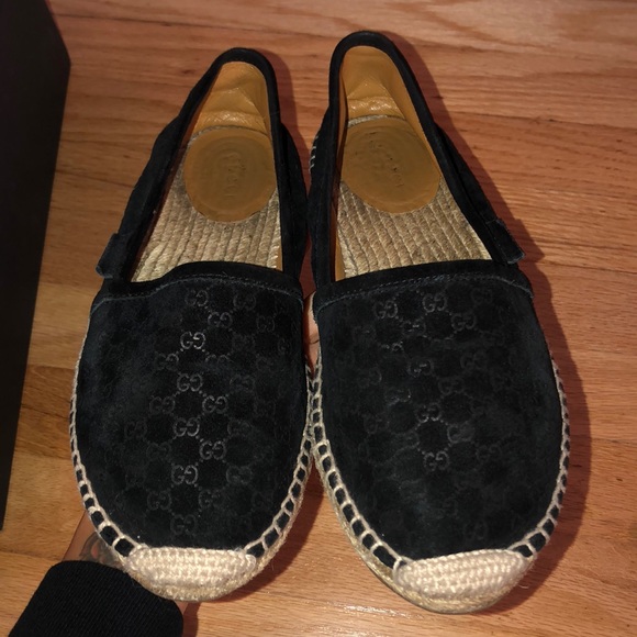 gucci espadrilles black